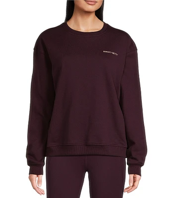 Sweaty Betty Revive Crew Neck Long Sleeve Pullover Sweatshirt