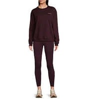 Sweaty Betty Revive Crew Neck Long Sleeve Pullover Sweatshirt