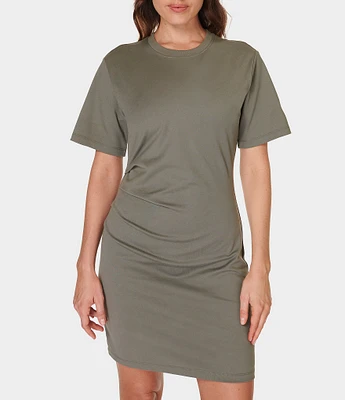 Sweaty Betty Ruched Knit Tee Dress