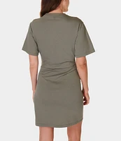 Sweaty Betty Ruched Knit Tee Dress
