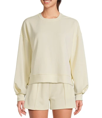 Sweaty Betty Sand Wash Cloudweight Crew Neck Long Sleeve Sweatshirt