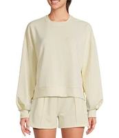 Sweaty Betty Sand Wash Cloudweight Crew Neck Long Sleeve Sweatshirt