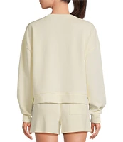 Sweaty Betty Sand Wash Cloudweight Crew Neck Long Sleeve Sweatshirt