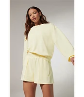 Sweaty Betty Sand Wash Cloudweight Crew Neck Long Sleeve Sweatshirt