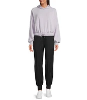 Sweaty Betty Sand Wash Cloudweight Long Sleeve Crop Hoodie