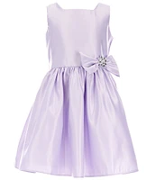 Sweet Kids Big Girls 7-16 Sleeveless Satin Pleated Fit & Flare Dress