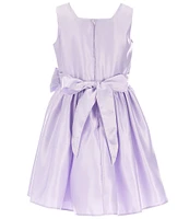 Sweet Kids Big Girls 7-16 Sleeveless Satin Pleated Fit & Flare Dress