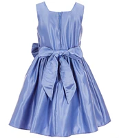 Sweet Kids Big Girls 7-16 Sleeveless Satin Pleated Fit & Flare Dress