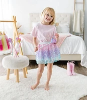 Sweet Wink Baby Girls 12-24 Months Sparkling Mermaid Tutu Skirt