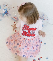 Sweet Wink Little/Big Girls 2-10 Red White Cute Tutu