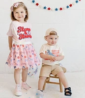 Sweet Wink Little/Big Girls 2-10 Red White Cute Tutu