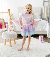 Sweet Wink Little/Big Girls 2-10 Sparkling Mermaid Tutu Skirt