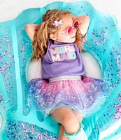Sweet Wink Little/Big Girls 2-10 Sparkling Mermaid Tutu Skirt