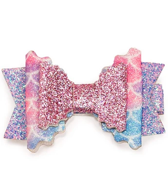 Sweet Wink Sparkling Mermaid Bow Hair Clip