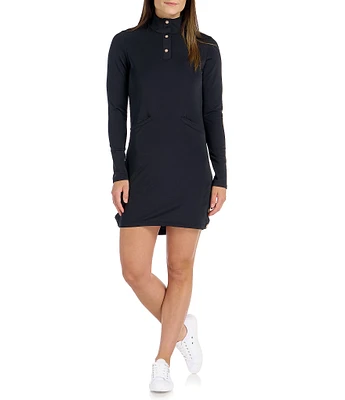 SwingDish Hexagon Collection Eden Hexagon Long Sleeve Dress