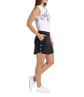 SwingDish Hexagon Collection Julia Pocketed Pull-On Skort