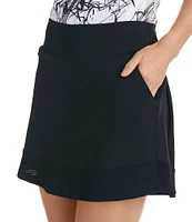 SwingDish Marble Collection Opal Pleated Skort