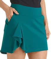 SwingDish Marble Collection Zuri Mesh Drape Skort