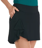 SwingDish Marble Collection Zuri Mesh Drape Skort