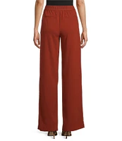 Takara High Rise Wide Leg Pleated Trouser Pants