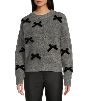 Takara Long Sleeve 3D Bow Sweater