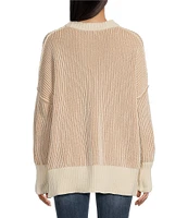 Takara Long Sleeve Oversized Pullover Sweater