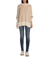 Takara Long Sleeve Oversized Pullover Sweater