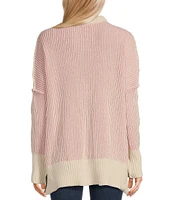 Takara Long Sleeve Oversized Pullover Sweater