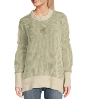 Takara Long Sleeve Oversized Pullover Sweater