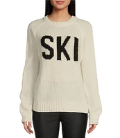 Takara Long Sleeve Pullover Graphic Ski Sweater