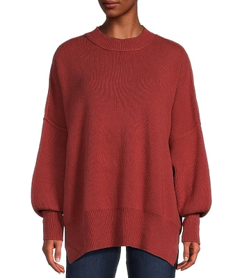 Takara Oversized Crew Neck Pullover Sweater