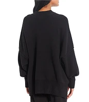 Takara Oversized Crew Neck Pullover Sweater