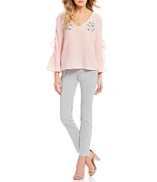 Takara Pull On Millennium Coordinating Zipper Dress Pants