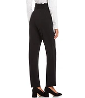 Takara Self-Tie Solid Ponte Pants