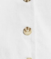 Takara Sleeveless Linen-Blend Coordinating Vest