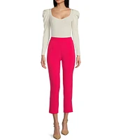 Takara Coordinating Straight Pull-On Trouser Pants