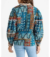 Talisman Castella Cotton Voile Patchwork Shirt