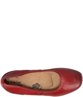 Taos Footwear Chit Chat Leather Skimmer Flats