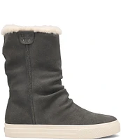 Taos Footwear Cozy Chic Suede Faux Fur Lined Platform Mid Boots