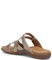 Taos Footwear Double U Leather Slide Sandals