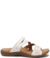 Taos Footwear Double U Leather Slide Sandals