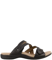 Taos Footwear Double U Leather Slide Sandals