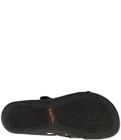 Taos Footwear Double U Leather Slide Sandals