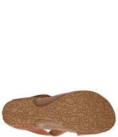 Taos Footwear Leather Toe Loop Thong Sandals