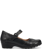 Taos Footwear Routine Leather Block Heel Mary Jane Pumps