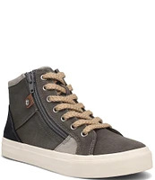 Taos Footwear Top Soul Canvas Retro High Top Zip Sneakers