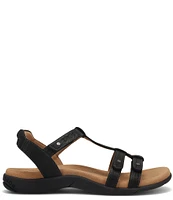 Taos Footwear Trophy 2 Embossed Leather Sandals