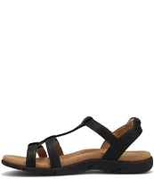 Taos Footwear Trophy 2 Embossed Leather Sandals