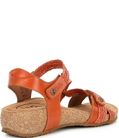 Taos Footwear Trulie Woven Leather Sandals