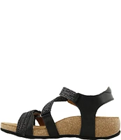 Taos Footwear Trulie Woven Leather Sandals